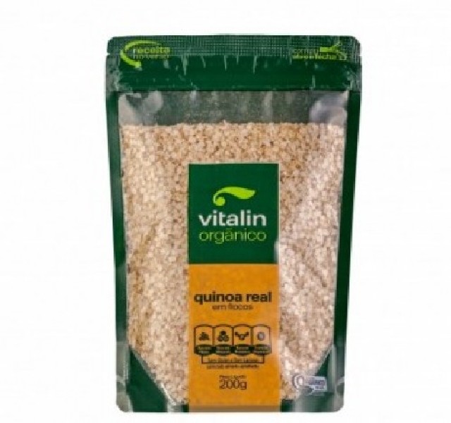 Foto 1 - Quinoa Orgnica Flocos Real Vitalin 200g
